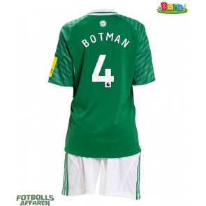 Newcastle United Sven Botman #4 Bortaställ Barn 2025-26 Kortärmad (+ Korta byxor)